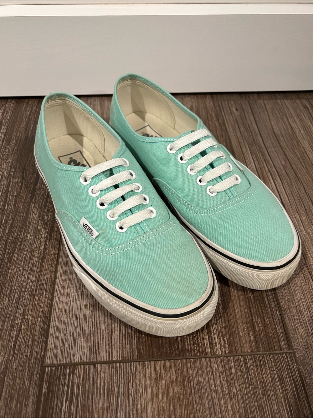 Vans Authentic Canvas Sneakers in Mint Green size men’s 7.5